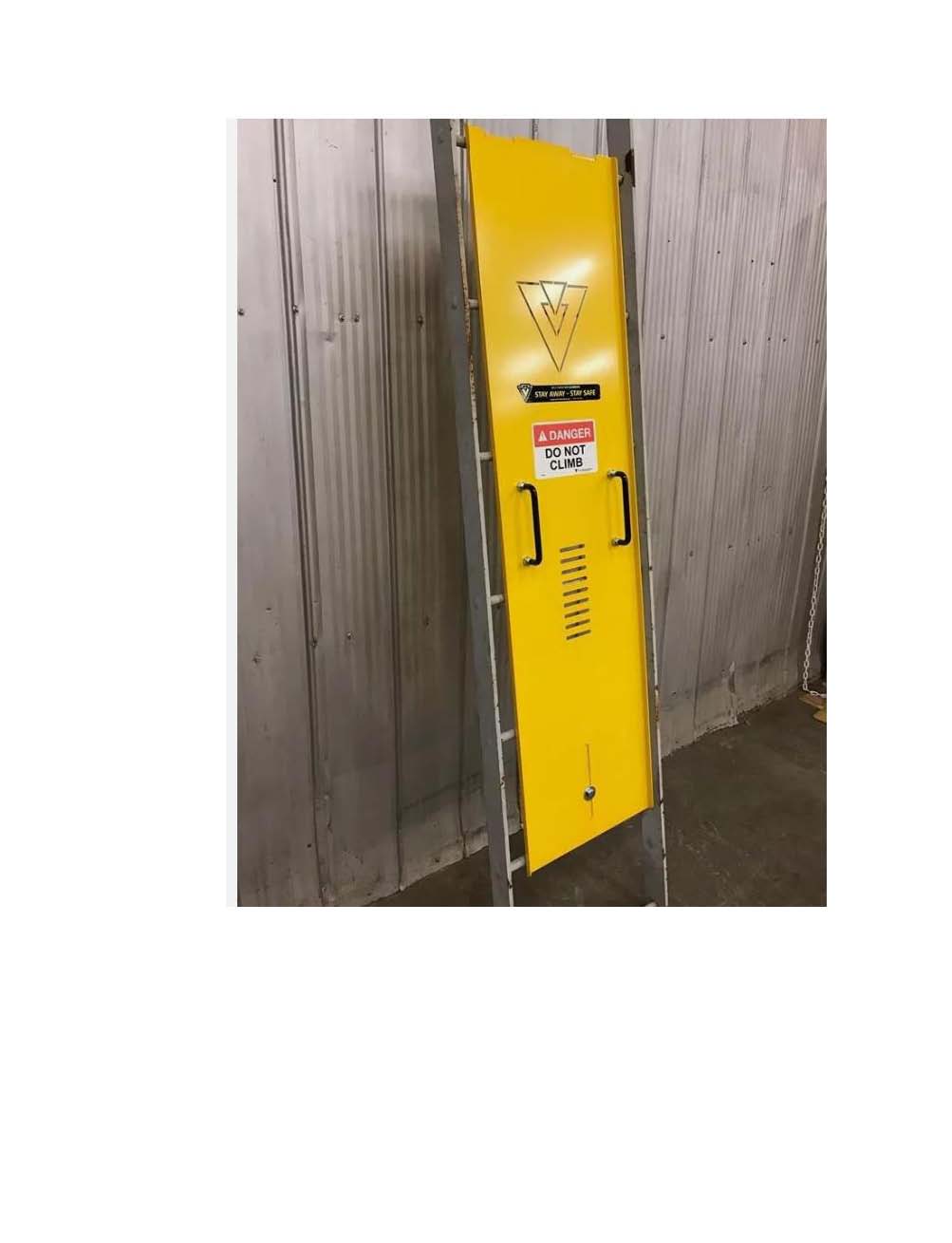 ladder safety guard Access Restriction for unauthorised personnel, OHS