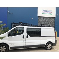 Alloy Roof Rack 3000x1600mm Open Ends for RENAULT TRAFIC L2H1 LWB Before MY2014