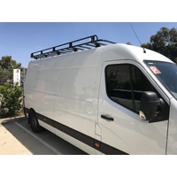 Alloy Roof Rack Tradesman Open Ends 3600x1600mm for Renault master LWB Van