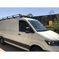 VOLKSWAGEN CRAFTER LWB Alloy Tradesman Style Open Ends Rack 4500x1464mm