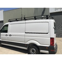 Alloy Roof Rack Tradesman Style Open Ends 3600x1600mm for VW CRAFTER LWB Van