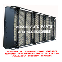 Tradesman Style Alloy Rack Open ends 2200x1265mm