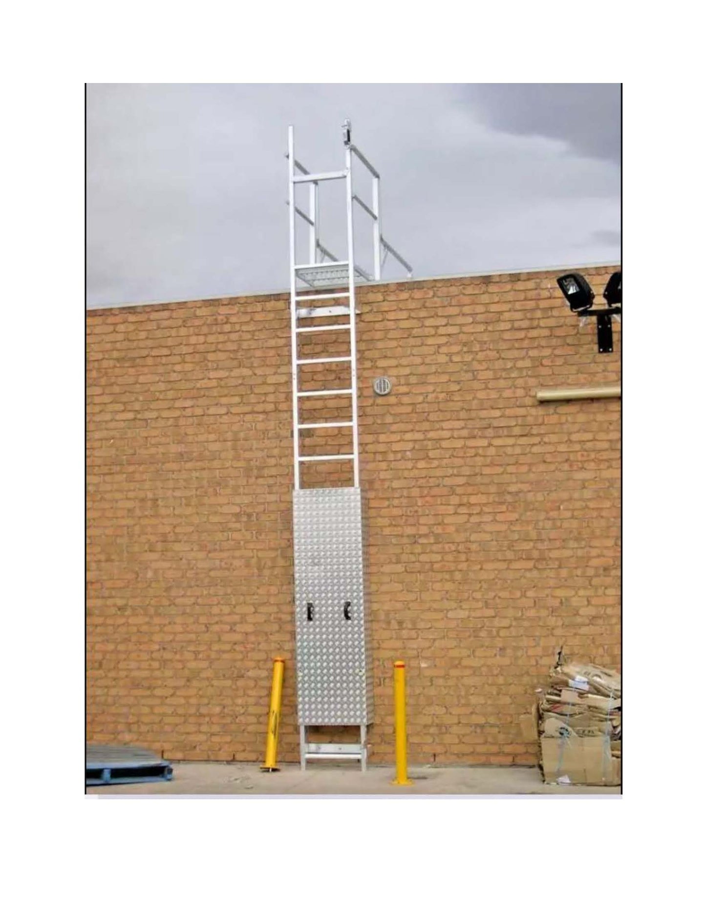 ladder safety guard Access Restriction for unauthorised personnel, OHS